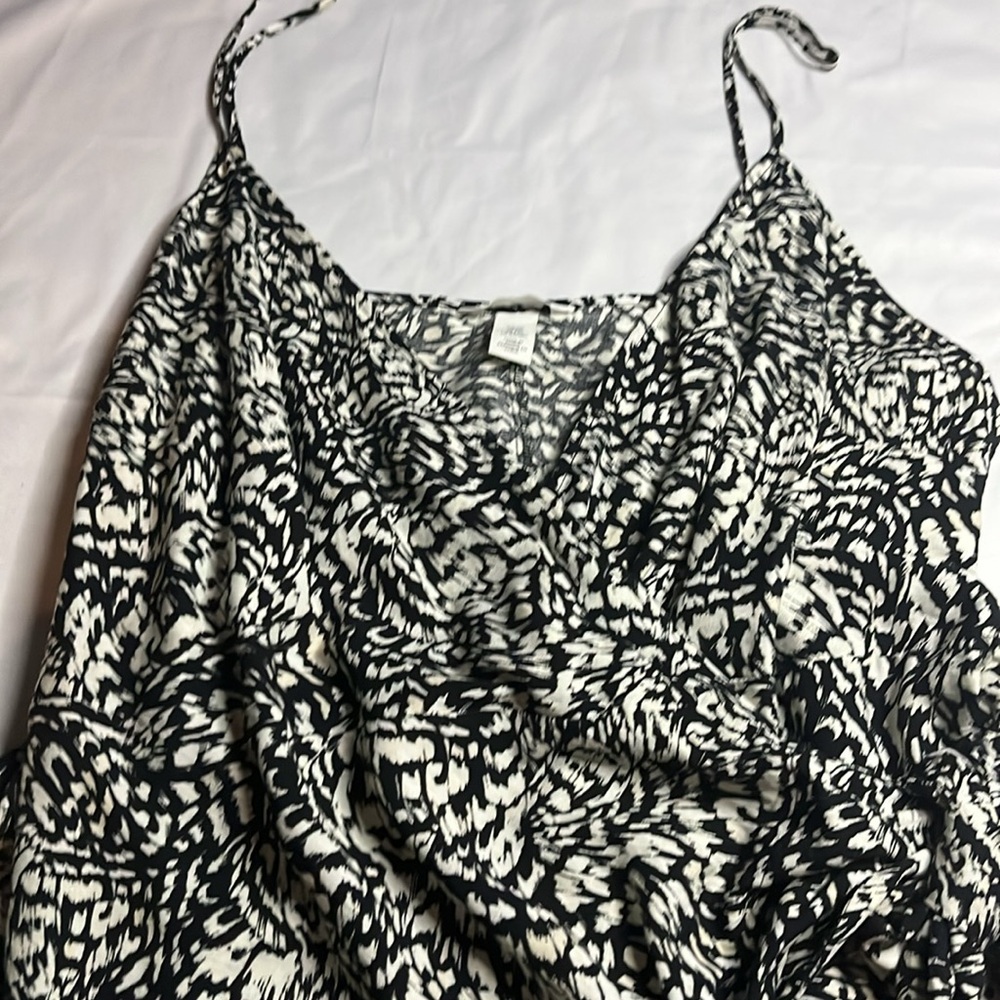 H&M Floral Tank Wrap Dress - Picture 5 of 12